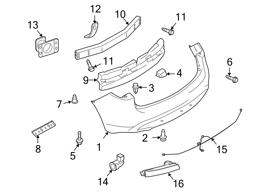 11REAR BUMPER. BUMPER & COMPONENTS.https://images.simplepart.com/images/parts/motor/fullsize/3851765.png