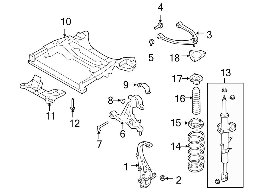 12FRONT SUSPENSION. STRUTS & COMPONENTS. SUSPENSION COMPONENTS.https://images.simplepart.com/images/parts/motor/fullsize/3870225.png