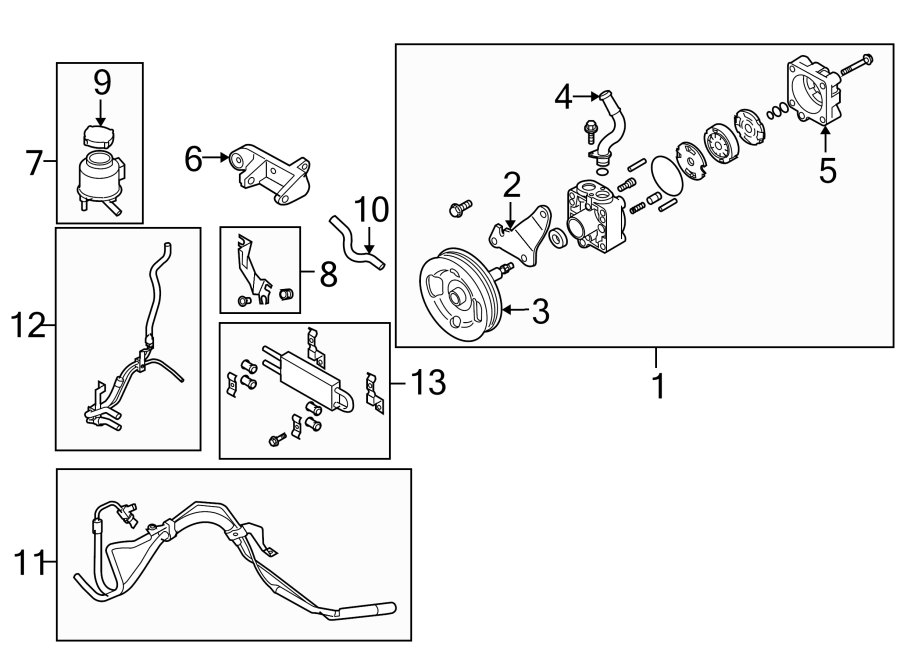 1STEERING GEAR & LINKAGE. PUMP & HOSES.https://images.simplepart.com/images/parts/motor/fullsize/3870275.png