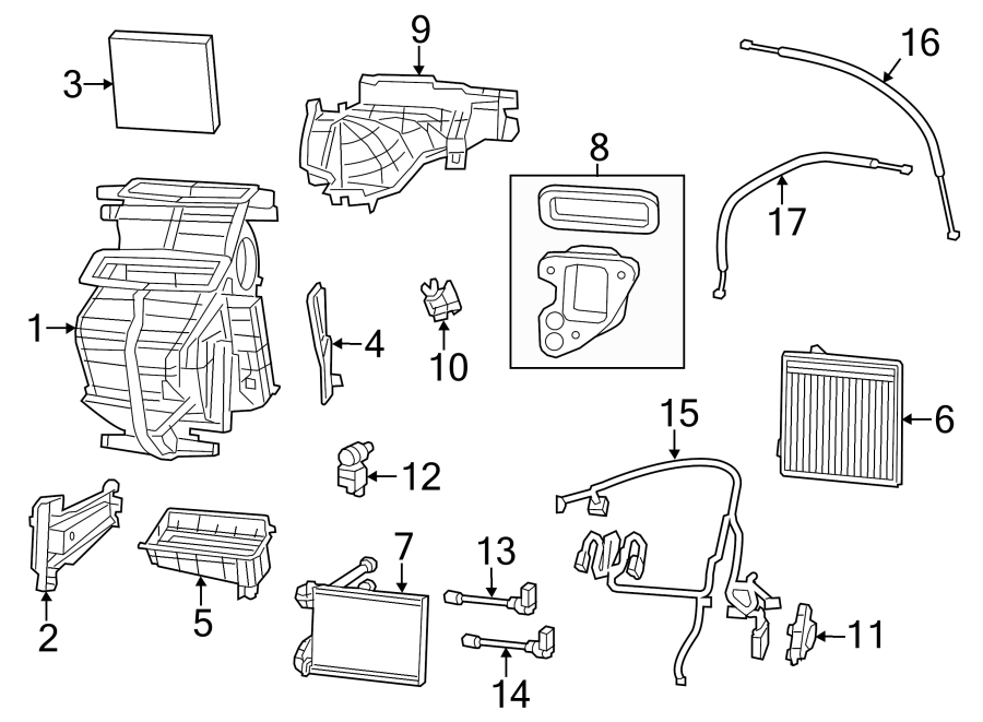 10AIR CONDITIONER & HEATER. EVAPORATOR & HEATER COMPONENTS.https://images.simplepart.com/images/parts/motor/fullsize/3910075.png