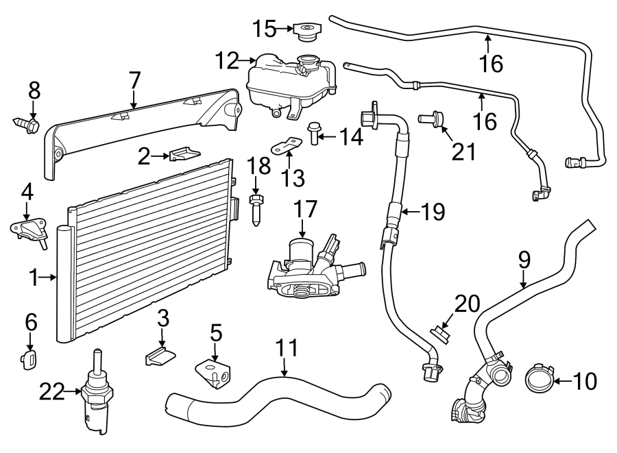 11Radiator & components.https://images.simplepart.com/images/parts/motor/fullsize/3910620.png