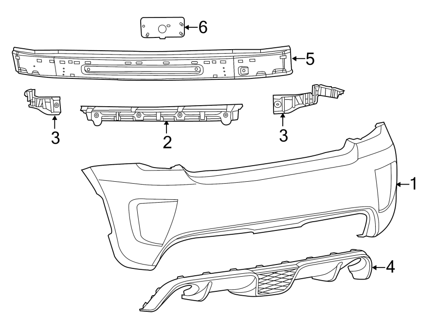 7Rear bumper. Rear suspension. Bumper & components.https://images.simplepart.com/images/parts/motor/fullsize/3910700.png