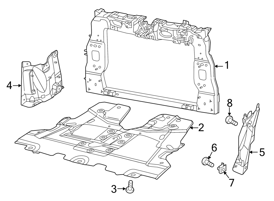 4RADIATOR SUPPORT. SPLASH SHIELDS.https://images.simplepart.com/images/parts/motor/fullsize/3920040.png