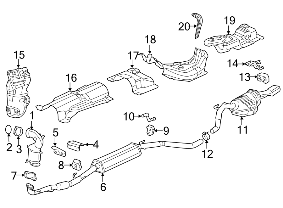 19EXHAUST SYSTEM. EXHAUST COMPONENTS.https://images.simplepart.com/images/parts/motor/fullsize/3920185.png