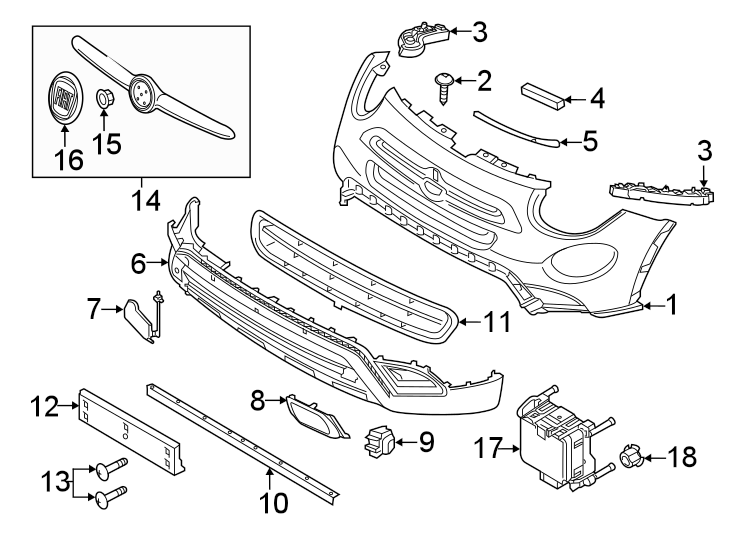 2FRONT BUMPER & GRILLE. BUMPER & COMPONENTS.https://images.simplepart.com/images/parts/motor/fullsize/3930020.png