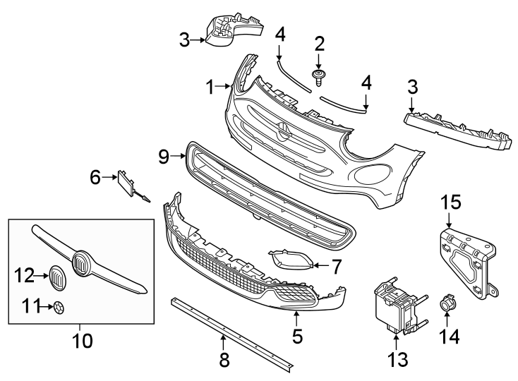 2FRONT BUMPER & GRILLE. BUMPER & COMPONENTS.https://images.simplepart.com/images/parts/motor/fullsize/3930027.png