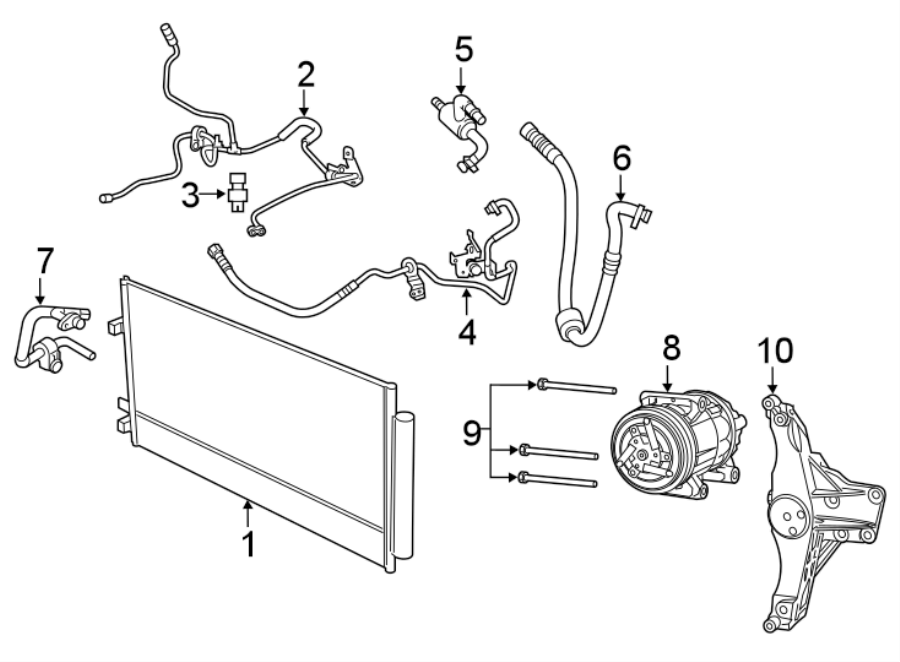 5AIR CONDITIONER & HEATER. COMPRESSOR & LINES. CONDENSER.https://images.simplepart.com/images/parts/motor/fullsize/3930095.png