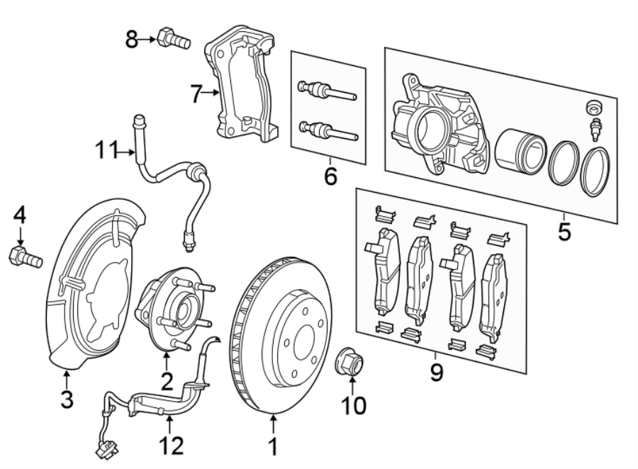 4FRONT SUSPENSION. BRAKE COMPONENTS.https://images.simplepart.com/images/parts/motor/fullsize/3930265.png