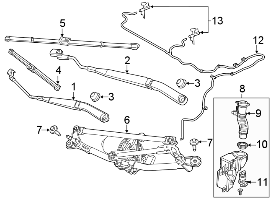 13WINDSHIELD. WIPER & WASHER COMPONENTS.https://images.simplepart.com/images/parts/motor/fullsize/3930315.png