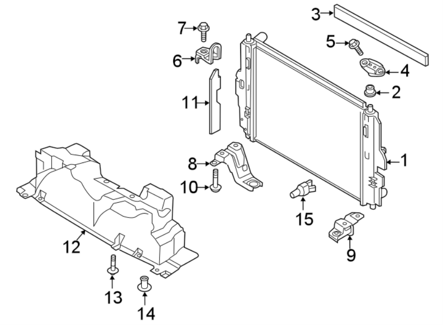 Radiator & components.