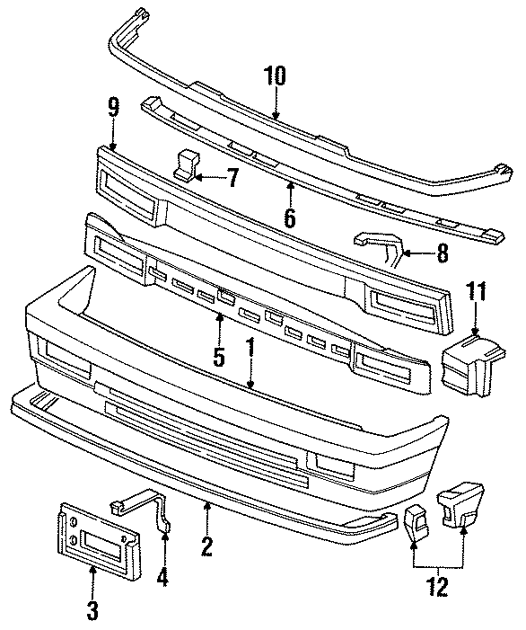 3FRONT BUMPER. BUMPER & COMPONENTS.https://images.simplepart.com/images/parts/motor/fullsize/4409010.png