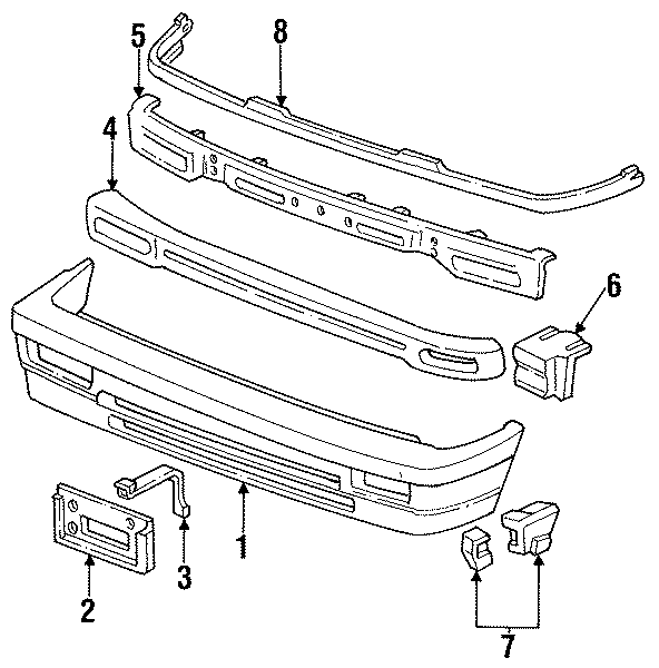 2FRONT BUMPER. BUMPER & COMPONENTS.https://images.simplepart.com/images/parts/motor/fullsize/4409015.png