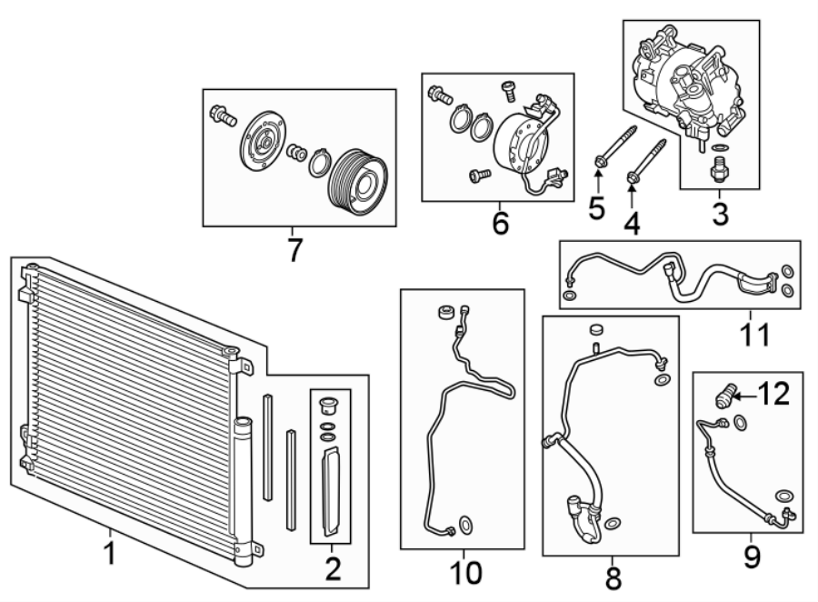 5Air conditioner & heater. Compressor & lines. Condenser.https://images.simplepart.com/images/parts/motor/fullsize/4410090.png