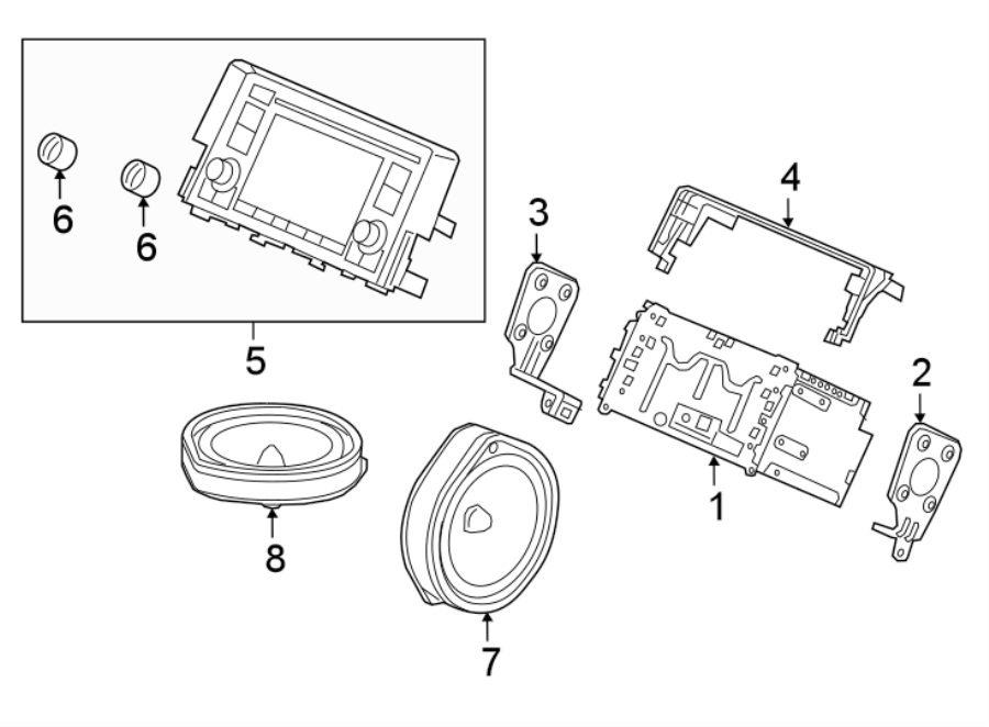 8INSTRUMENT PANEL. SOUND SYSTEM.https://images.simplepart.com/images/parts/motor/fullsize/4410370.png