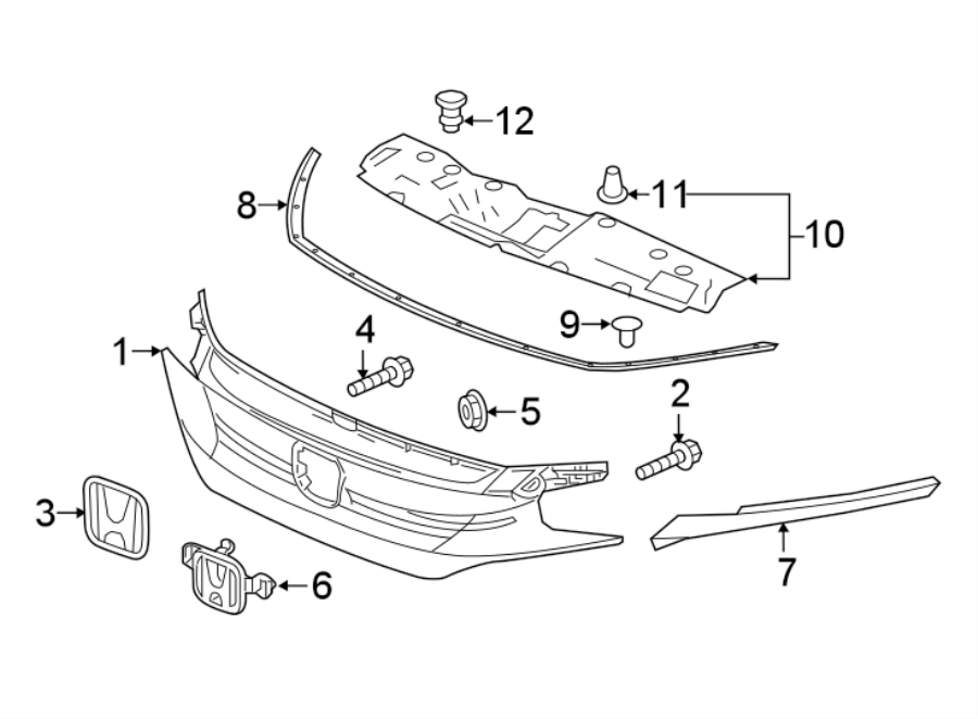 4FRONT BUMPER & GRILLE. GRILLE & COMPONENTS.https://images.simplepart.com/images/parts/motor/fullsize/4410635.png