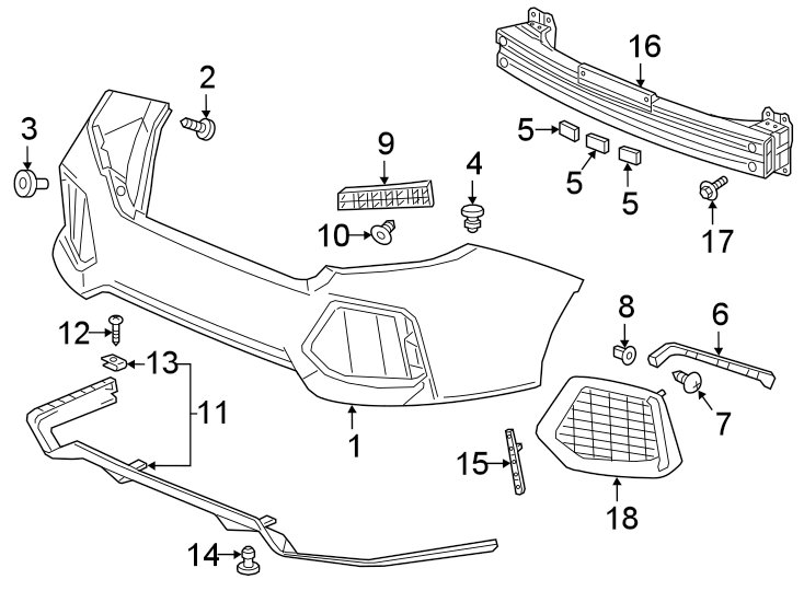 15REAR BUMPER. BUMPER & COMPONENTS.https://images.simplepart.com/images/parts/motor/fullsize/4410890.png