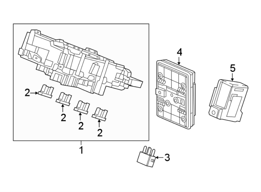 Electrical components. Tire pressure monitor components.