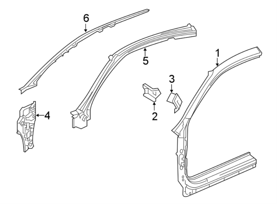 6PILLARS. ROCKER & FLOOR. APERTURE PANEL. HINGE PILLAR.https://images.simplepart.com/images/parts/motor/fullsize/4411550.png