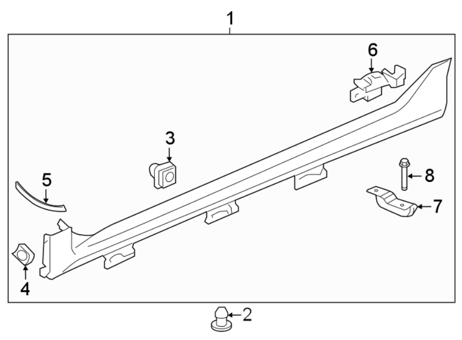 1PILLARS. ROCKER & FLOOR. EXTERIOR TRIM.https://images.simplepart.com/images/parts/motor/fullsize/4411575.png