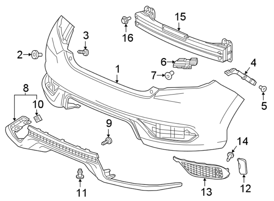 REAR BUMPER. BUMPER & COMPONENTS.https://images.simplepart.com/images/parts/motor/fullsize/4411778.png