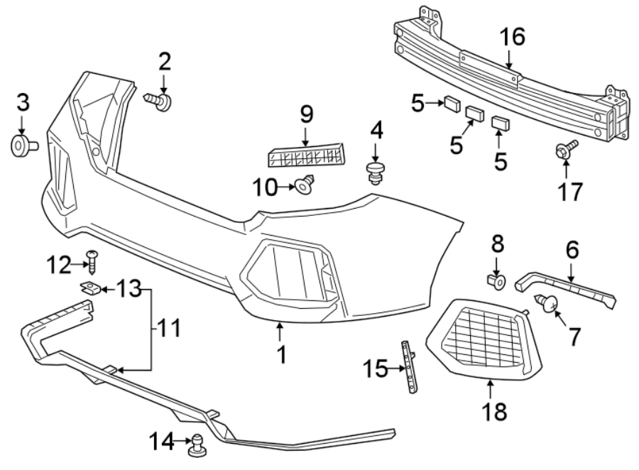 15REAR BUMPER. BUMPER & COMPONENTS.https://images.simplepart.com/images/parts/motor/fullsize/4411782.png