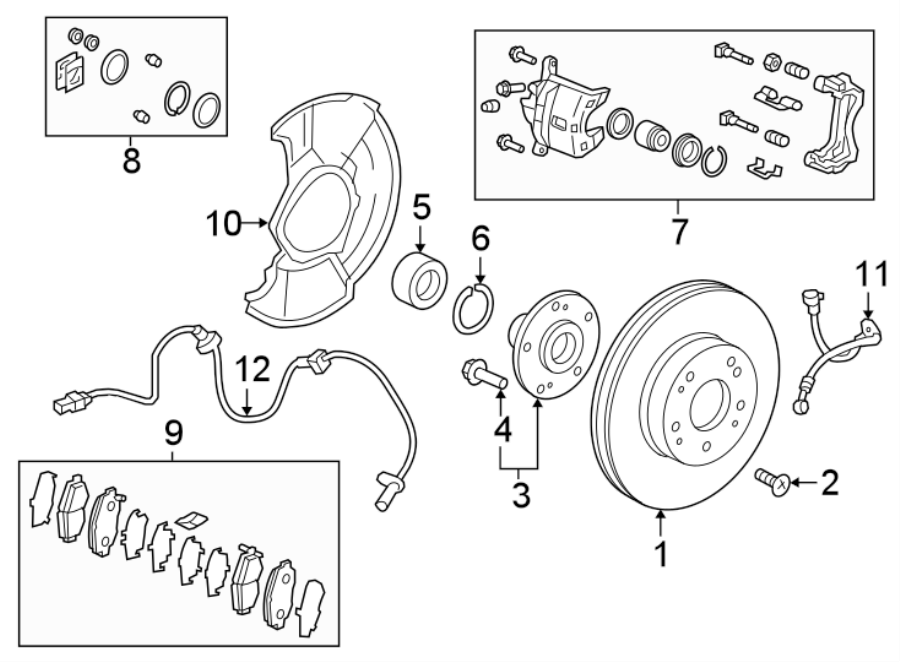 5FRONT SUSPENSION. BRAKE COMPONENTS.https://images.simplepart.com/images/parts/motor/fullsize/4412235.png