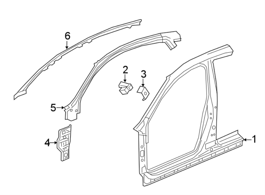 6PILLARS. ROCKER & FLOOR. APERTURE PANEL. HINGE PILLAR.https://images.simplepart.com/images/parts/motor/fullsize/4412445.png