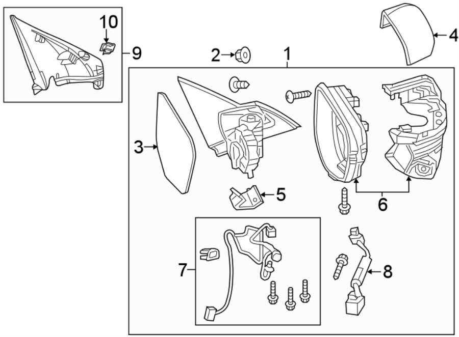 9FRONT DOOR. OUTSIDE MIRRORS.https://images.simplepart.com/images/parts/motor/fullsize/4412480.png