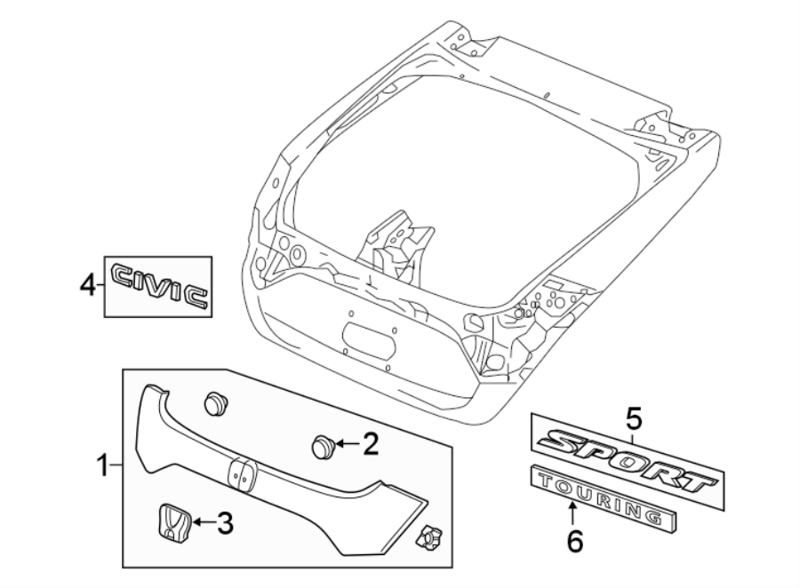 1LIFT GATE. EXTERIOR TRIM.https://images.simplepart.com/images/parts/motor/fullsize/4412605.png