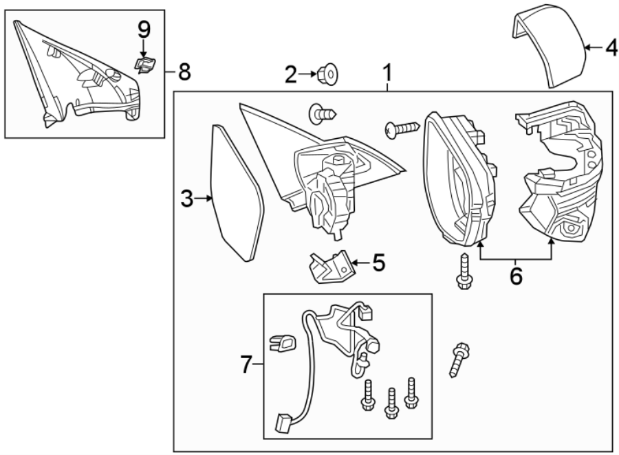 8FRONT DOOR. OUTSIDE MIRRORS.https://images.simplepart.com/images/parts/motor/fullsize/4413420.png