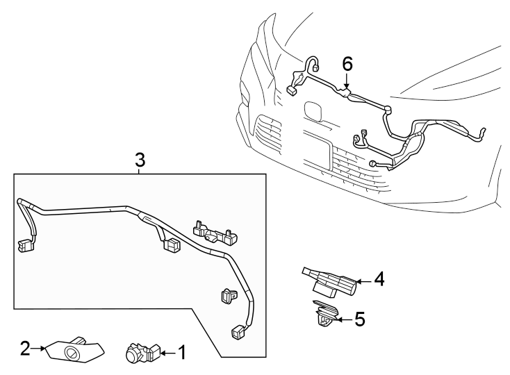 3Front bumper & grille. Electrical components.https://images.simplepart.com/images/parts/motor/fullsize/4414015.png