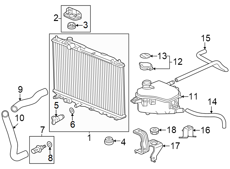 16Radiator & components.https://images.simplepart.com/images/parts/motor/fullsize/4414067.png