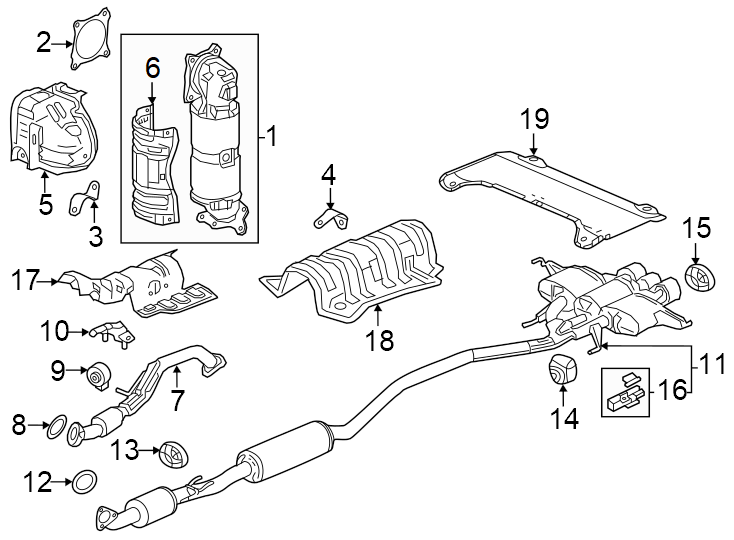 14Exhaust system. Exhaust components.https://images.simplepart.com/images/parts/motor/fullsize/4414247.png