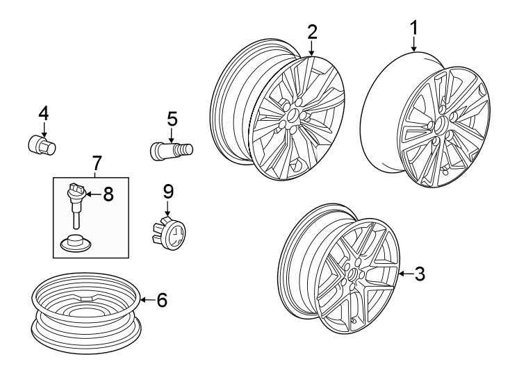 Wheels. Covers & trim.