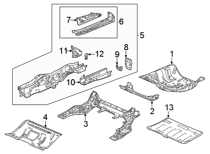 8Rear body & floor. Floor & rails.https://images.simplepart.com/images/parts/motor/fullsize/4414670.png