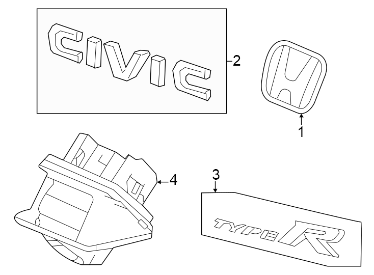 1Lift gate. Exterior trim.https://images.simplepart.com/images/parts/motor/fullsize/4414692.png