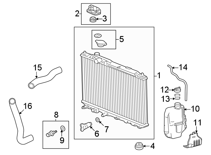 12Radiator & components.https://images.simplepart.com/images/parts/motor/fullsize/4418045.png