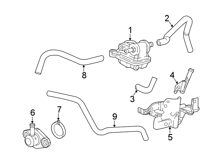 Emission system. Emission components.