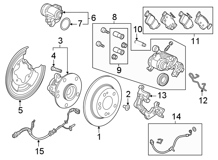 8Rear suspension. Brake components.https://images.simplepart.com/images/parts/motor/fullsize/4418625.png