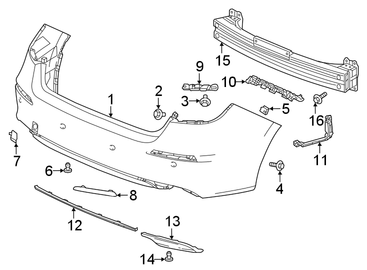 16Rear bumper. Bumper & components.https://images.simplepart.com/images/parts/motor/fullsize/4418715.png