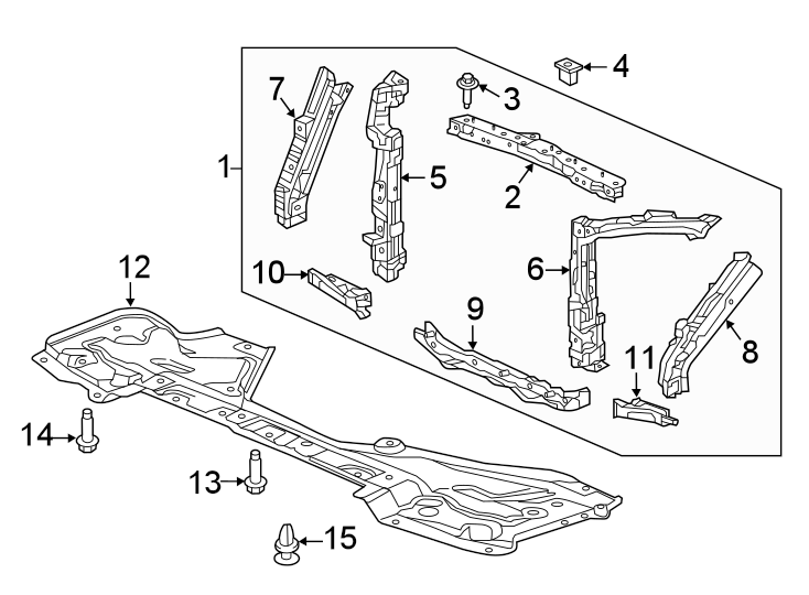 13RADIATOR SUPPORT. SPLASH SHIELDS.https://images.simplepart.com/images/parts/motor/fullsize/4419045.png