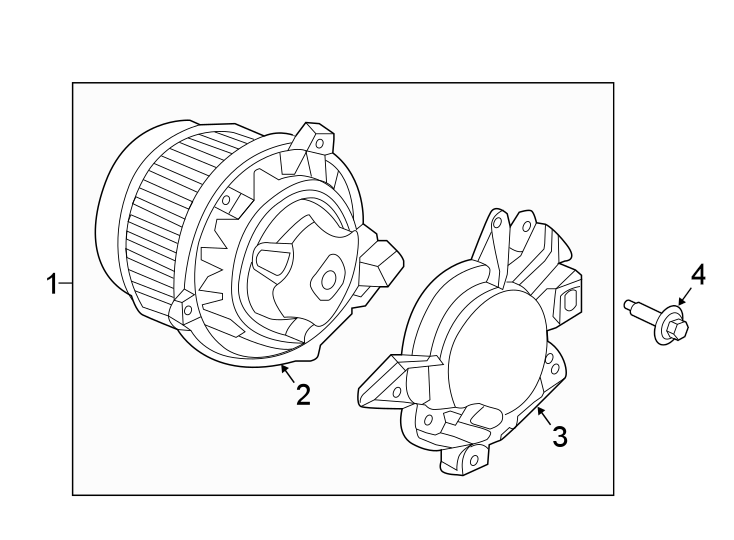 AIR CONDITIONER & HEATER. BLOWER MOTOR & FAN.