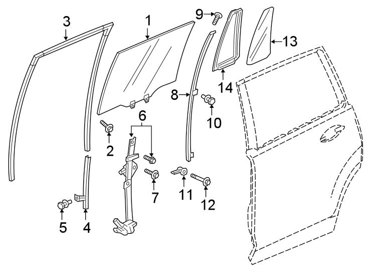 14REAR DOOR. GLASS & HARDWARE.https://images.simplepart.com/images/parts/motor/fullsize/4419490.png