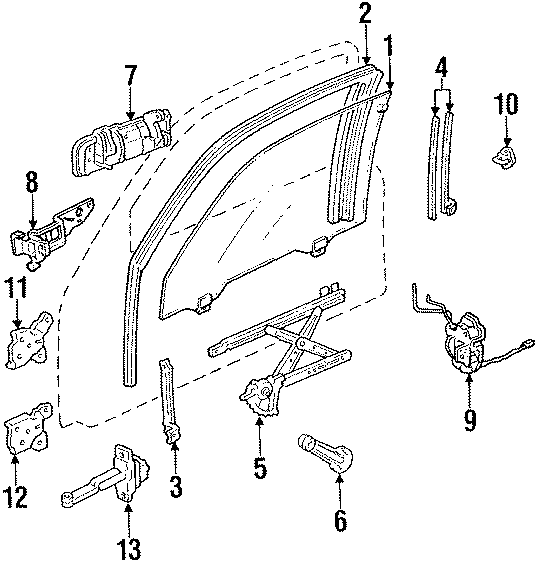 10FRONT DOOR. GLASS & HARDWARE. LOCK & HARDWARE.https://images.simplepart.com/images/parts/motor/fullsize/4420275.png