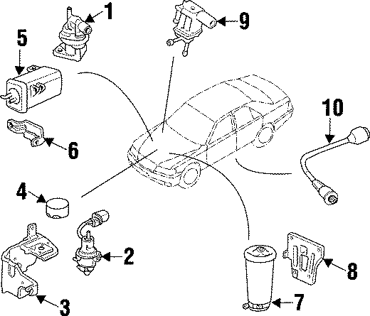 EMISSION SYSTEM. EMISSION COMPONENTS.