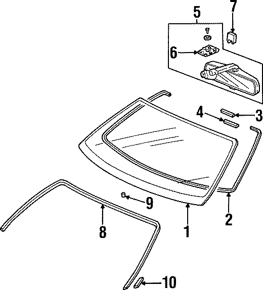 4WINDSHIELD. GLASS. REVEAL MOLDINGS.https://images.simplepart.com/images/parts/motor/fullsize/4421220.png