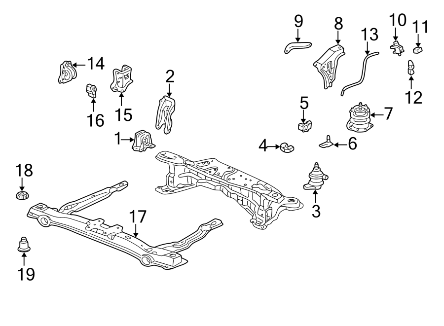 14ENGINE / TRANSAXLE. ENGINE & TRANS MOUNTING.https://images.simplepart.com/images/parts/motor/fullsize/4422180.png