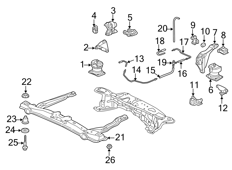 19ENGINE / TRANSAXLE. ENGINE & TRANS MOUNTING.https://images.simplepart.com/images/parts/motor/fullsize/4422195.png