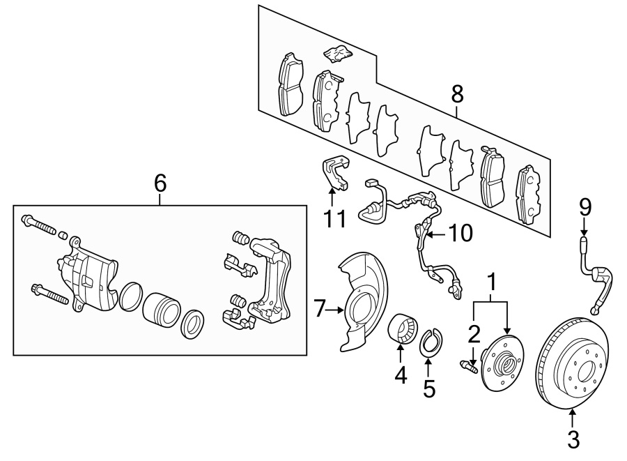 5FRONT SUSPENSION. BRAKE COMPONENTS.https://images.simplepart.com/images/parts/motor/fullsize/4422235.png