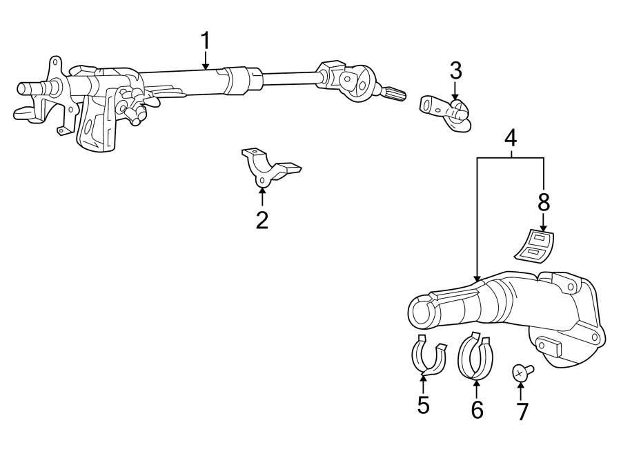 3STEERING COLUMN ASSEMBLY.https://images.simplepart.com/images/parts/motor/fullsize/4422285.png